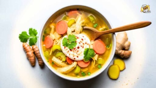 Anti-Inflammatory Turmeric Chicken Soup