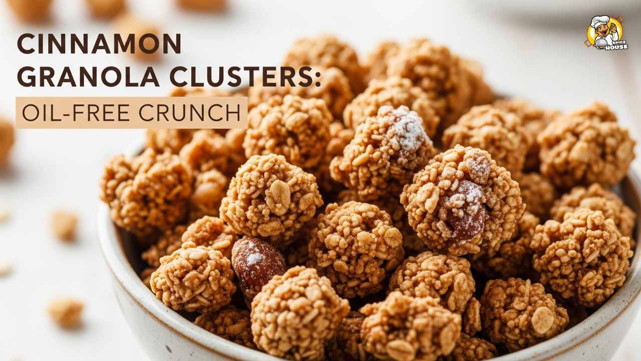 Cinnamon Granola Clusters Oil-Free Crunch