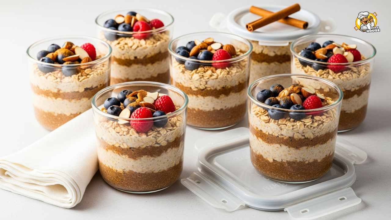 Cinnamon Oatmeal Meal Prep