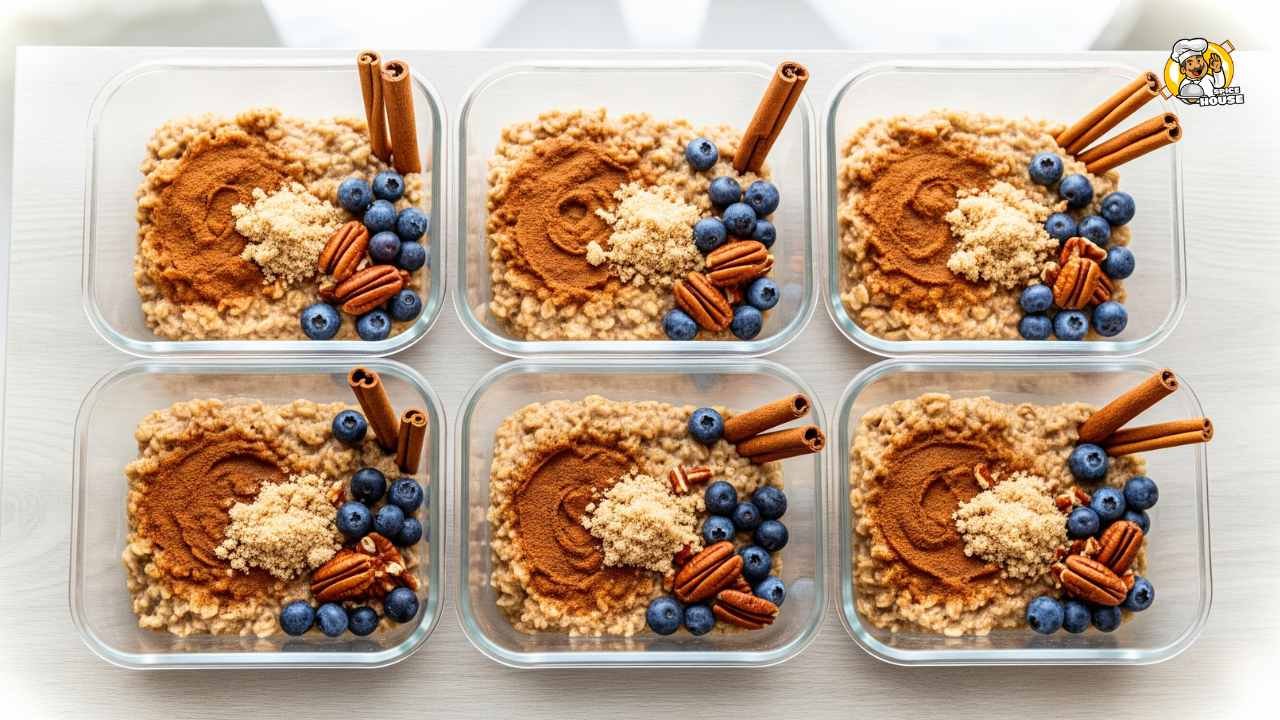 Cinnamon Oatmeal Meal Prep Step by Step Guide