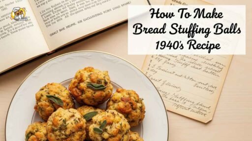How To Make Bread Stuffing Balls 1940s Recipe