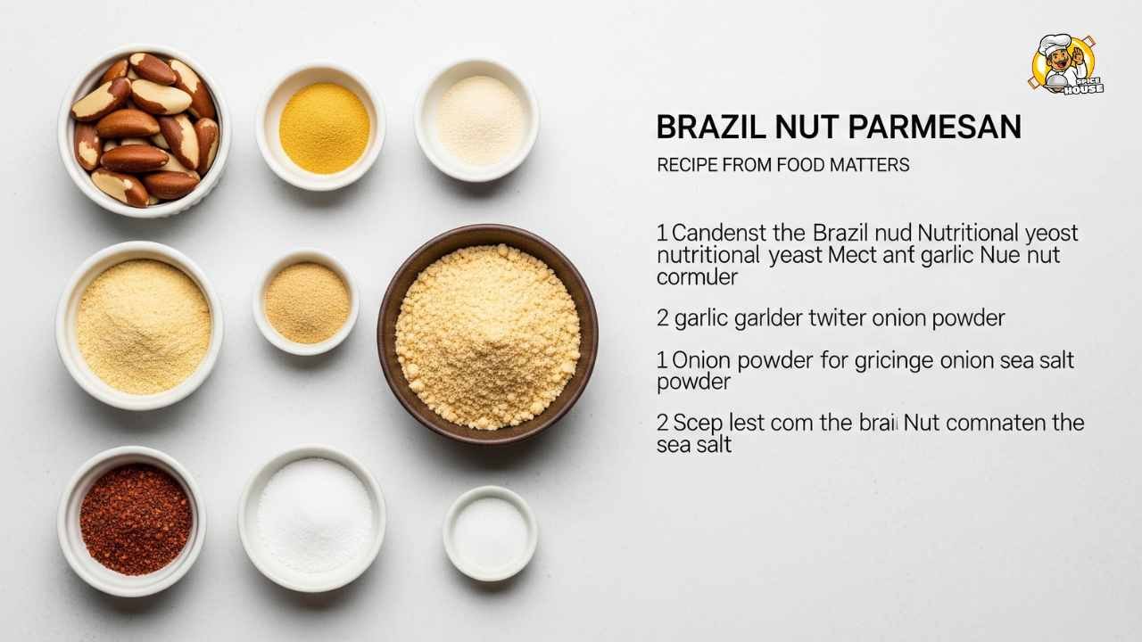 Recipe Food Matters Brazil Nut Parmesan