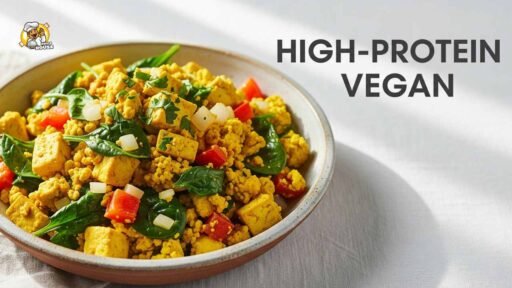 Turmeric Tofu Scramble High-Protein Vegan